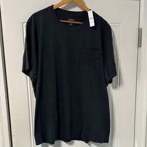 J. Crew Men's Dark Gray Short Sleeve Tee